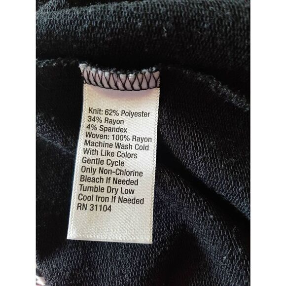 Madison sz large soft sweater striped arms top - Picture 4 of 4